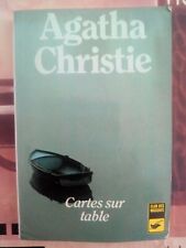 Livre Agatha Christie, Cartes Sur Table