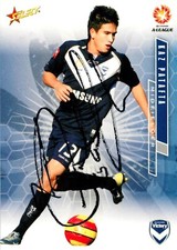✺Signed✺ 2007 2008 MELBOURNE VICTORY A-League Card KAZ PATAFTA