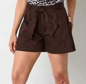 Bold Elements Damenshorts 6 braun hoher Bund A-Linie 44 $ - Bild 1 von 9