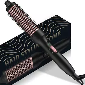 Professional Hair Dryer Hot Air Brush, Straighten and Curl Hair 2-in-1 - Picture 1 of 8