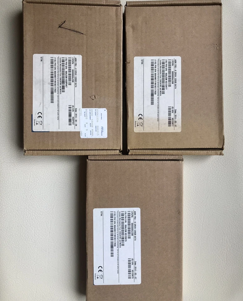 LOT 3 NEW IBM  00AJ336 120GB SATA 1.8" MLC Enterprise SSD - Image 1 of 3