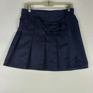 French Toast Uniform Skirt Sz 12.5 Navy Scooterplus Buckle Pleated Adjustable - Picture 1 of 8