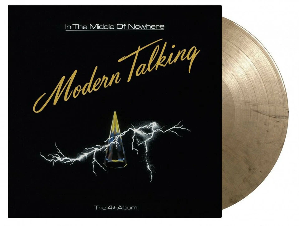 MODERN TALKING - IN THE MIDDLE OF NOWHERE, GOLD/BLACK MARBLED vinyl LP #670/2500 - Image 1 of 1