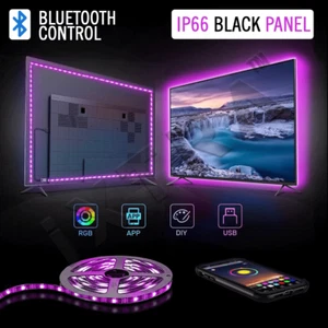【Bluetooth】 RGB LED Strip Light IP66 Waterproof 5050 5M 300 12V USB TV Backlight - Picture 1 of 16