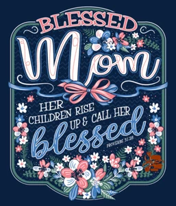Sassy Frass Blessed Mom Flowers Bright Girlie Long Sleeves T Shirt - Imagen 1 de 1