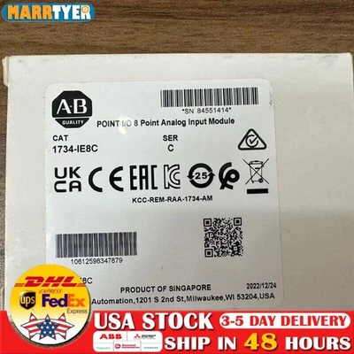 1734-IE8C 2022 SER C NEW Allen Bradley POINT I/O 8 Point Analog Input Module US - Image 1 of 4