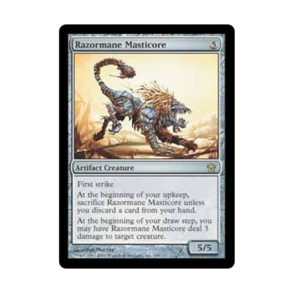 WOTC MtG Fifth Dawn Razormane Masticore (R) (Foil) NM - Image 1 of 1