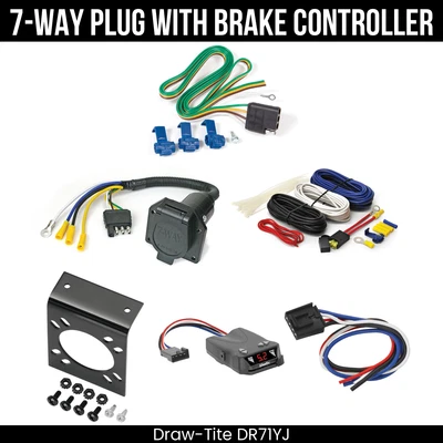 DrawTite 7 路拖车布线制动控制适用于 08-09 福特 Taurus Mercury Sable — 第 1/4 张图片