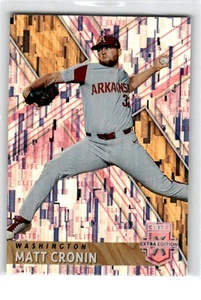 Panini Elite 2019 edición extra Matt Cronin automático Washington Nationals #87 - Imagen 1 de 2