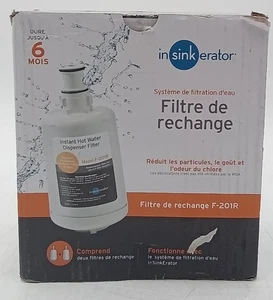 Cartucce filtro acqua di ricambio InSinkErator F-201R confezione da 2 scatola aperta - Foto 1 di 8