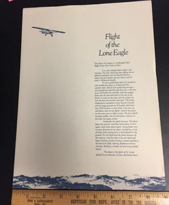 Chas. Lindbergh, Flight of the Lone Eagle, May 20, 1927 (Two Sets) - Picture 1 of 6