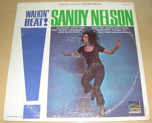 SANDY NELSON - Walkin' Beat (LP, 1969) Very Good+ - Picture 1 of 1