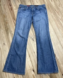 AG Adriano Goldschmied the Club Flare Jeans Womens Size 32 R Made In USA - Picture 1 of 6