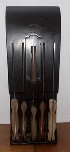 CUTCO VINTAGE SET OF 6 PIECE KNIFE WALL HANGER #20-21-22-23-24-25 - Picture 1 of 22