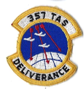 PATCH USAF 357TH TACTICAL AIRLIFT SQ MAXWELL AFB JT57 - Bild 1 von 1