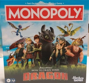Monopoly DreamWorks “How to Train Your Dragon” Edition – Ages 8+ - Picture 1 of 5