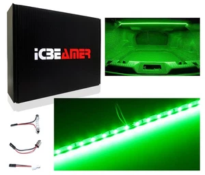 Green 18-SMD High Power 12" LED strip light Universal Fit Car Vehicle Trunk B120 - Picture 1 of 5