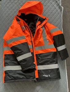 Viking Professional Freezer Insulated Journeyman Jacket - High Vis XXL 300D - Picture 1 of 9