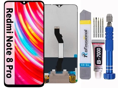 Für Xiaomi Redmi Note 8 Pro Display Komplettes Bildschirm LCD + Touch Screen - Bild 1 von 4
