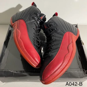 Talla 13 - Air Jordan 12 Retro 2003 Flu Game Rojo Negro Para Hombre 136001-063 ¡Envío Rápido! - Imagen 1 de 8