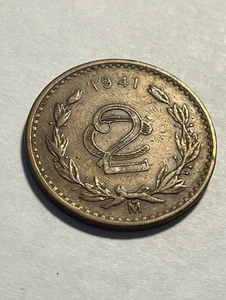 México 1941 2 centavos #7945 - Imagen 1 de 2