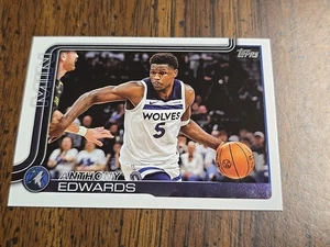 2025-26 Topps Basketball Anthony Edwards Base #108 - Picture 1 of 2