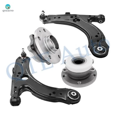 Set Front Lower Control Arm Ball Joint-Wheel Hub For 2005 2006 Volkswagen Jetta - Image 1 of 4