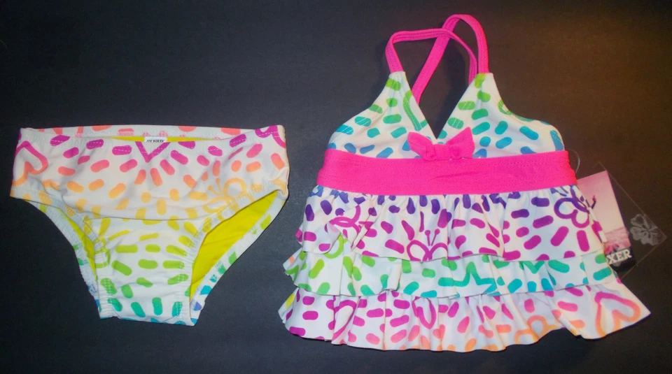 Joe Boxer Infant Girls 2 Piece Tankini Swimsuit Various Patterns 12M or 24M NWT - Image 1 of 1