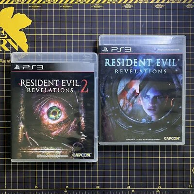 Lot 2 Resident Evil Revelations 1 2 PS3 Asia English Multi Lang Complete CIB - Image 1 of 4