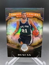 2008-09 Topps Treasury Tim Duncan Bronze Refractor /999  Spurs