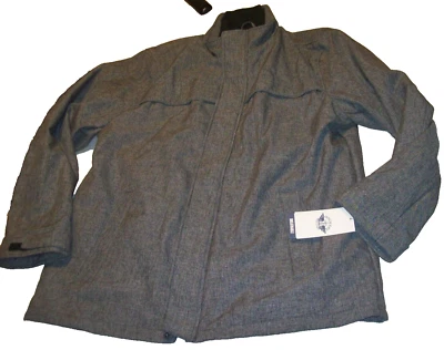 Dockers Men's XL Water Resistant Jacket Coat NWT Gray Grey Lined (B97) - Image 1 of 4