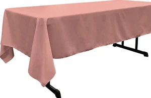 DUSTYROSE - Polyester Poplin Washable Rectangular Tablecloth, Wrinkle Resistant - Picture 1 of 1