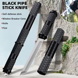 Outdoor Fixed Blade Knife Camping Hunting Survival Tactical Fishing With Sheath - Picture 1 of 15