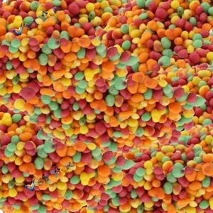 Obstsalat Crunch Pick N Mix NIC Fruchtgeschmack mehrfarbig Eis Topping - Bild 1 von 5