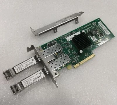 SolarFlare SFN5122F Dual Port 10Gb/s PCI-E 2.0 x8 Enterprise Sever Adapter + SFP - Image 1 of 4