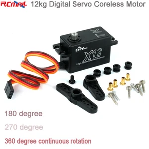 X12 Digital Servo 12kg Metal Gear Coreless Motor 4.8-8.4V for RC Robot Smart Car - Picture 1 of 4