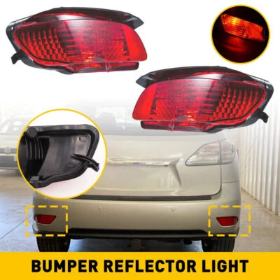 RH & LH Side Rear Bumper Reflector Light Lamp for 04-09 LEXUS RX330 RX350 RX400h Foto 1 de 4