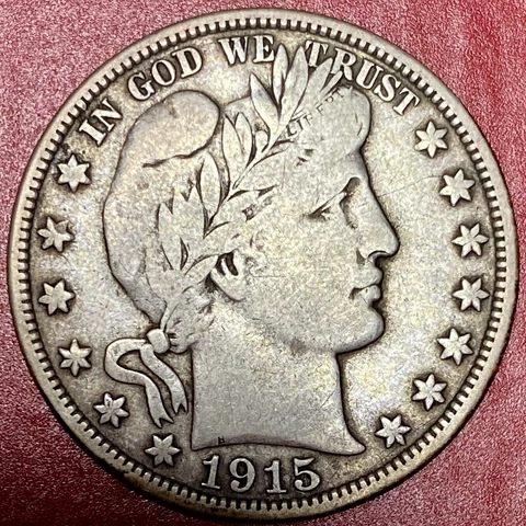 1915-D BARBER HALF Cover