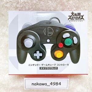 Nintendo GameCube Controller Super Smash Bros. Color Black New Unused JPN Seller - Picture 1 of 5