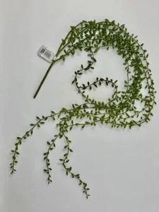 (1) Artificial 33 inch Thin Hanging BUTTON SEED Leaf Bush, Plastic, HOME DECOR - Picture 1 of 4