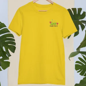 Camiseta Personalizada Bordada Tu Texto Autismo Love Be Kinds Regalos - Imagen 1 de 23