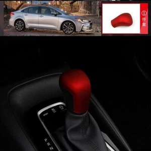 Console Gear Shift Knob Shifter Matte Red For Toyota Corolla 2020-2023 - Picture 1 of 8
