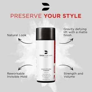 HAIR STYLING POWDER FOR MEN OR WOMEN - PREMIUM TEXTURIZING & VOLUMIZING HAIR - Picture 1 of 7