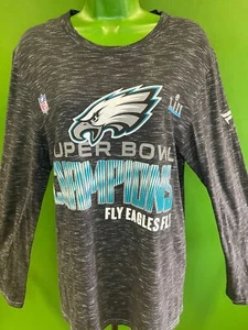 NFL Philadelphia Eagles Fanatics Super Bowl LII Space Dye L/S T-Shirt Men's Smal - Picture 1 of 3