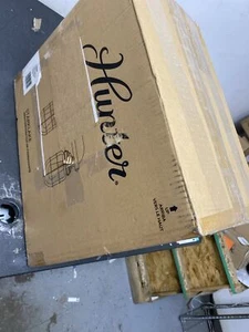 Hunter 19844 Starklake 2 Light 15" Wide Bathroom Vanity Light - Natural Iron - Picture 1 of 3