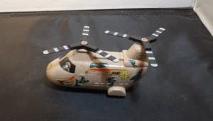 Circa 1990's Desert Storm Camo Plastic Toy Helicopter-Blades Turn - Picture 1 of 3