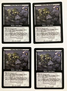 Brutal Punch (4) Battletech CCG Mechwarrior Mission - Imagen 1 de 1