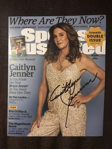 Caitlyn Jenner Signed 8 X 10 Photo Autographed Bruce Cover