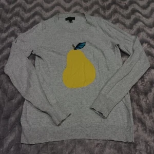 Maglione donna J Crew taglia XS grigio pera manica lunga misto lana pelo di coniglio - Foto 1 di 4