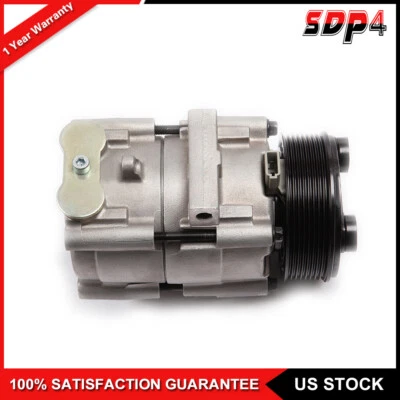 Compressor AC compatível com 1997-2000 2001 Ford F-150 99-00 F-250 F-350 Super Duty - Imagem 1 de 4